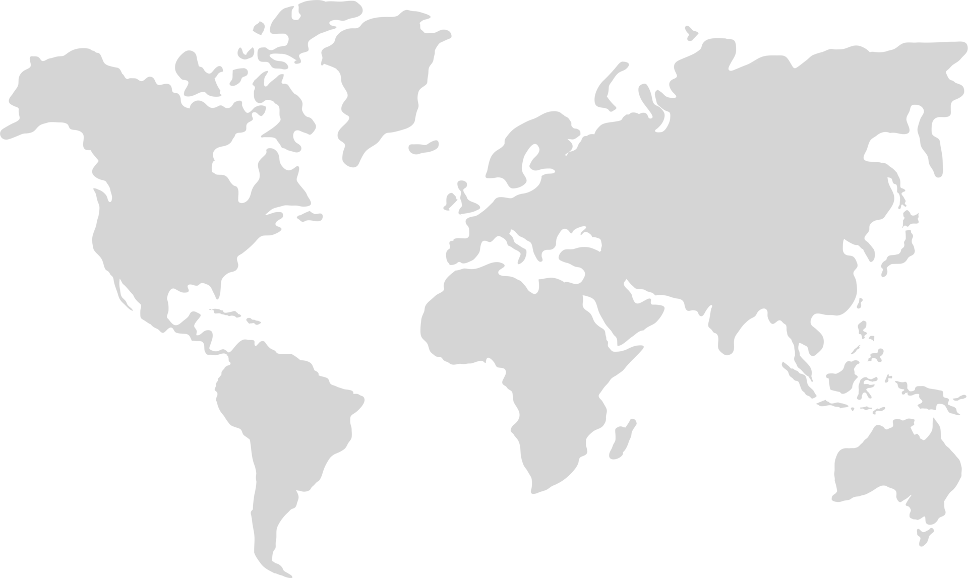 World map showing IBOSSIM base and future cities